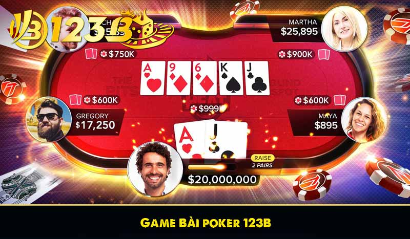 Đánh bài online ăn tiền thật đỉnh cao tại nhà cái 123B 8 Game bài Poker 123b